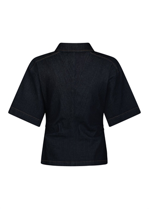 Spenda denim bluse Dark Blue Neo Noir 
